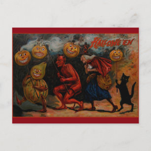 Vintage Halloween Postkarte, Raphael Tuck 1909 Postkarte