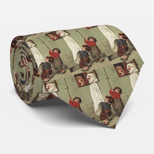 Vintage Halloween-Pranksters Krawatte (Gerollt)