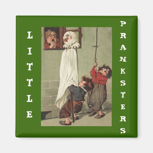 Vintage Halloween-Pranksters Magnet (Vorne)