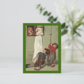 Vintage Halloween-Pranksters Postkarte (Stehend Vorderseite)