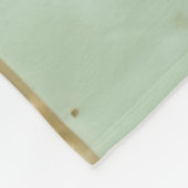 Vintage Halloween Pumpkin-Geister und Schwarze Kat Fleecedecke (Ecke)