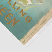 Vintage Halloween Pumpkin-Geister und Schwarze Kat Seidenpapier (Ausschnitt)