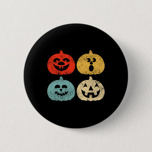 Vintage Halloween Pumpwomen Button