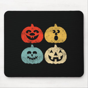 Vintage Halloween Pumpwomen Mousepad