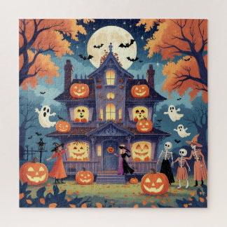 Vintage Halloween Puzzle for Adults