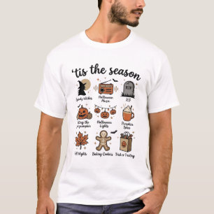 Vintage-Halloween-Saison-Checkliste-Shirt-Design_1 T-Shirt