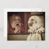 Vintage Halloween-Scare-Karte Postkarte (Vorne/Hinten)