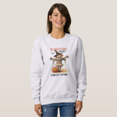 Vintage Halloween Scarecrow Kisses Sweatshirt (Vorne ganz)