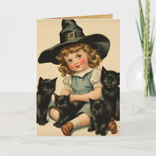 Vintage-Halloween-Schatz Nr. 2 - lustiger Spruch Karte