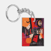 Vintage Halloween Schlüsselanhänger (Vorderseite links)