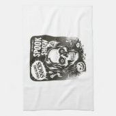 Vintage-Halloween-Schreckensshow Geschirrtuch (Vertikal)