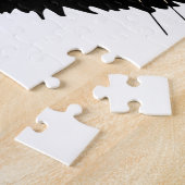 Vintage Halloween-Schwarze Katze Puzzle (Seite)