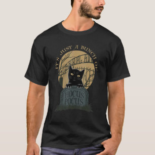 Vintage Halloween-Schwarzkatze, nur ein Haufen H T-Shirt