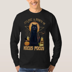 Vintage Halloween-Schwarzkatze, nur ein Haufen H T-Shirt