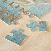 Vintage Halloween-Schwarzkatzen Puzzle (Seite)