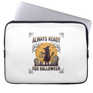 Vintage-Halloween-Shirt für Fans der spooky Season Laptopschutzhülle