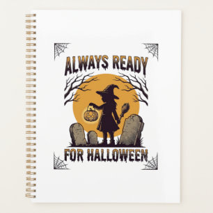 Vintage-Halloween-Shirt für Fans der spooky Season Planer
