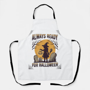 Vintage-Halloween-Shirt für Fans der spooky Season Schürze