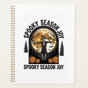 Vintage-Halloween-Shirt mit Vogelscheuchen-Mond-Ar Planer