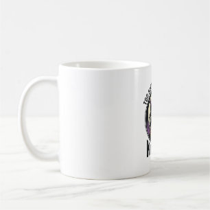 Vintage-Halloween-Shirt Skelett Mond Spukhaus Kaffeetasse