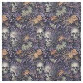 Vintage Halloween Skulls Stoff (Muster)