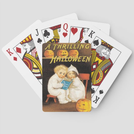 Vintage Halloween-Spielkarten Spielkarten (Rückseite)
