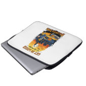 Vintage Halloween Spook Show Laptopschutzhülle (Vorne Knopf)