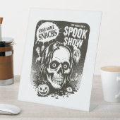 Vintage Halloween Spook Show Sockelschild (In Situ)