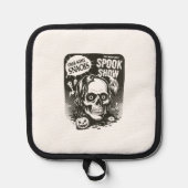 Vintage Halloween Spook Show Topflappen (Vorderseite)