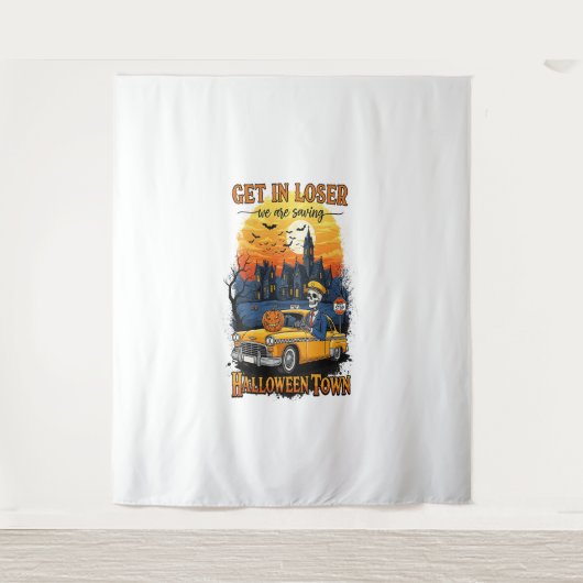 Vintage Halloween Spook Show Wandteppich (Vorderseite)