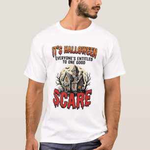Vintage-Halloween-Spookhaus-Schreck-Shirt-Design T-Shirt