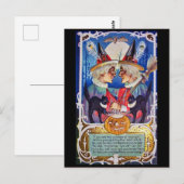 Vintage Halloween Spooky Hexen Postkarte (Vorne/Hinten)