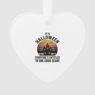 Vintage Halloween Spukhaus Gruseliges T-Shirt_1 Ornament