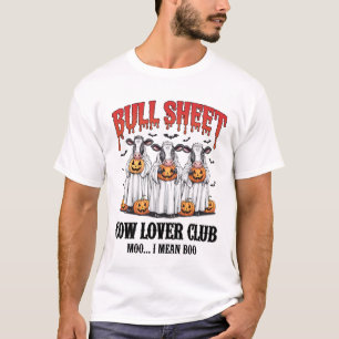 Vintage-Halloween-Stier-Blatt T-Shirt