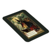 Vintage Halloween-Stirring Magic Cauldron Magnet (Rechte Seite)