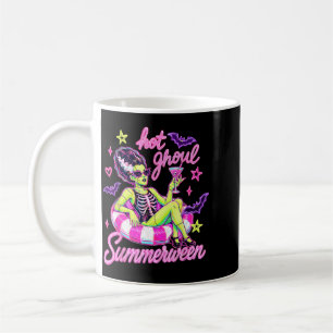 Vintage-Halloween-Strand-Sommer-Halloween-Schwanz Kaffeetasse