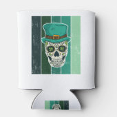 Vintage Halloween Sugar Skull Saint Patricks Day Dosenkühler (Rückseite)