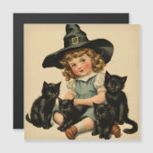 Vintage Halloween-Süsse Nr. 2 - Magnetkarte (Vorne/Hinten)