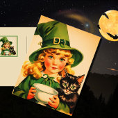 Vintage Halloween-Süsse Nr. 7 Postkarte