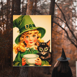 Vintage Halloween-Süsse Nr. 7 Postkarte