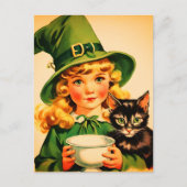 Vintage Halloween-Süsse Nr. 7 Postkarte (Vorderseite)