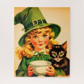 Vintage Halloween-Süsse Nr. 7 Puzzle (Vertikal)