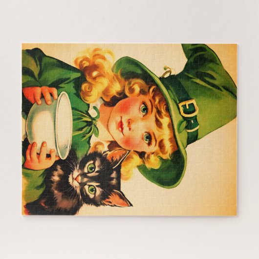 Vintage Halloween-Süsse Nr. 7 Puzzle (Horizontal)