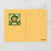 Vintage Halloween-Süsse Nr. 9 Postkarte (Rückseite)