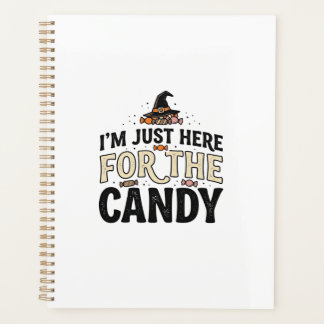 Vintage-Halloween-Süßigkeiten-Hexenhut-Shirt-Desig Planer