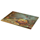 Vintage Halloween-Tabelle Schneidebrett (Ecke)