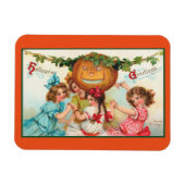 Vintage Halloween-Tänzer Magnet (Horizontal)