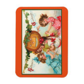 Vintage Halloween-Tänzer Magnet (Vertikal)