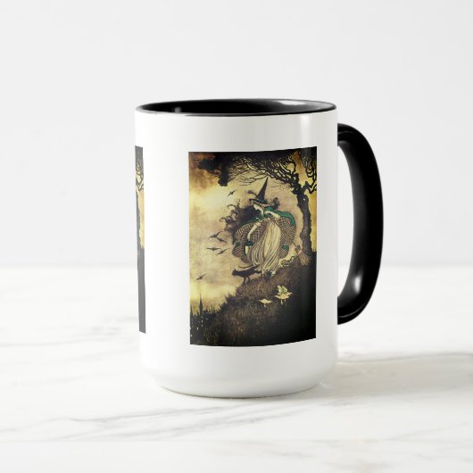 Vintage Halloween-Tasse Tasse (VorderseiteRechts)