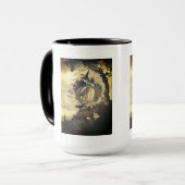 Vintage Halloween-Tasse Tasse (Vorderseite Links)